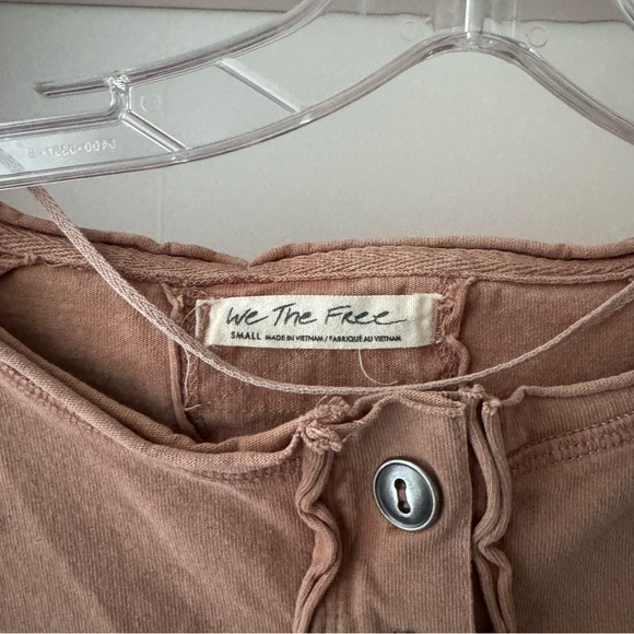 WE THE FREE PEOPLE Melodi Henley Long Sleeve Top - Picture 7 of 8